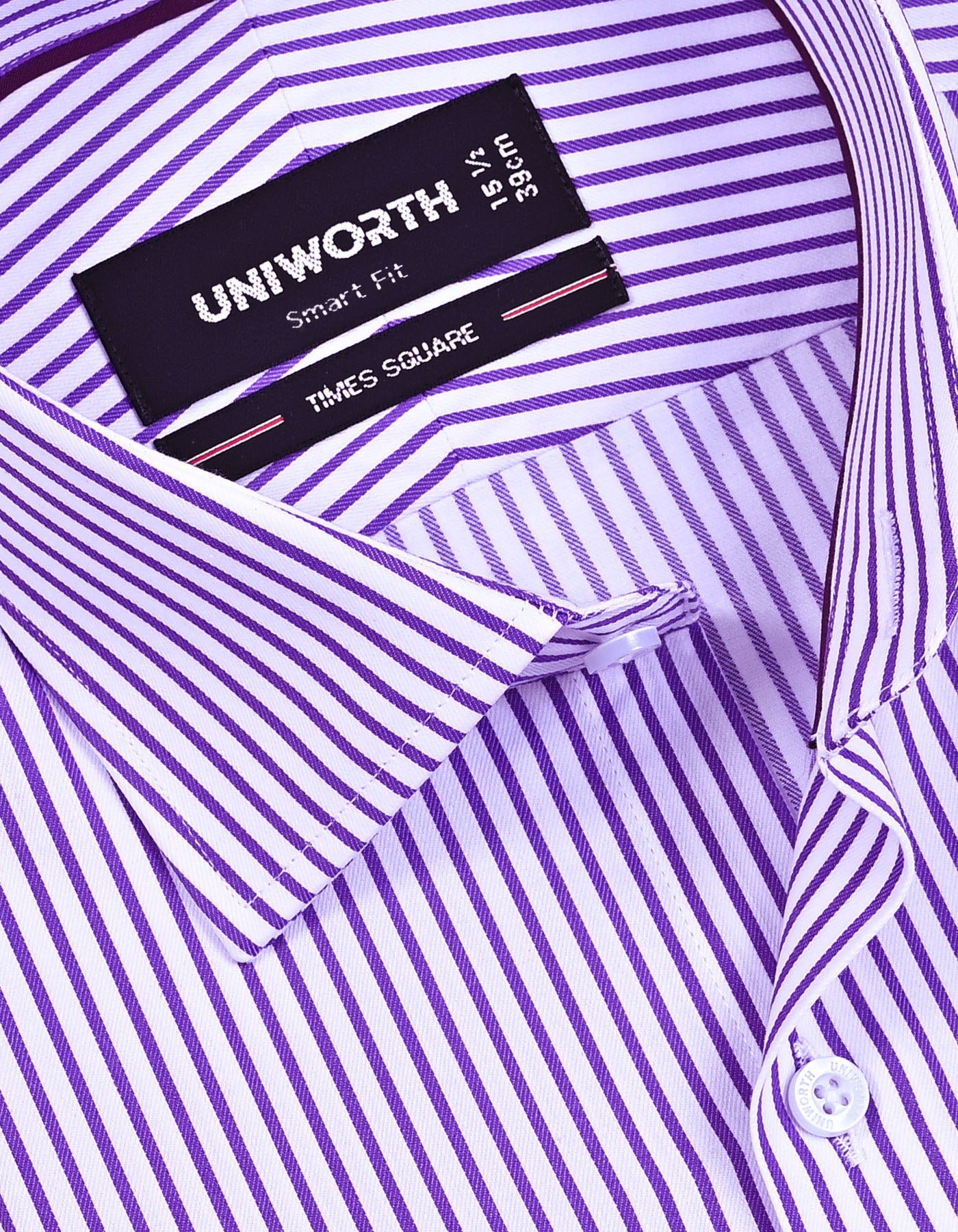 Stripe Purple Tailored Smart Fit Shirt FS2869-1SF-15