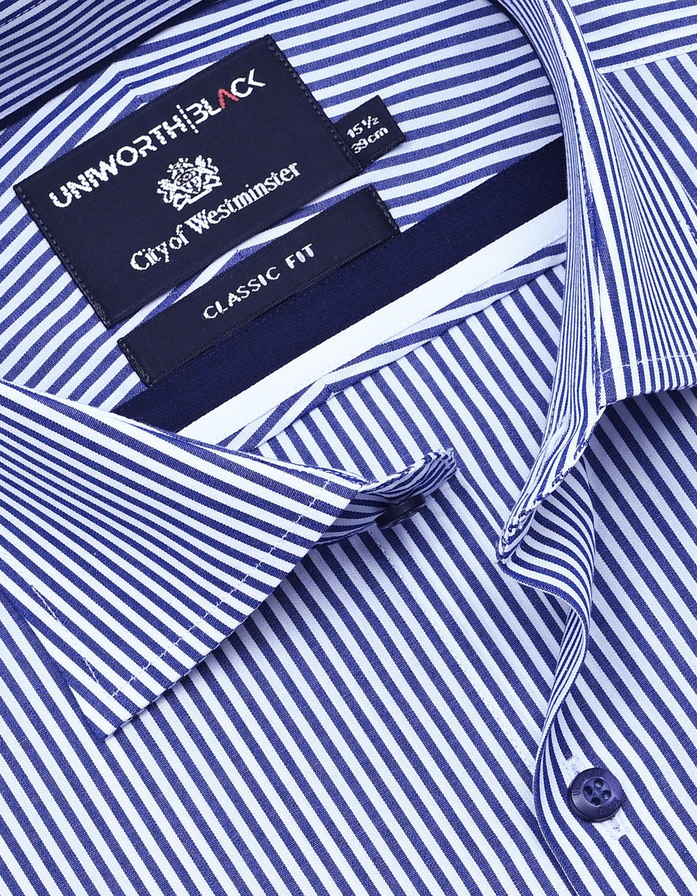Stripe Navy Classic Fit Shirt FS2871RH-15
