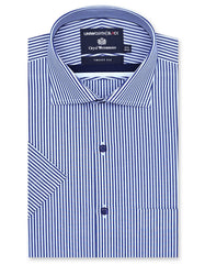 Stripe Navy Smart Fit Shirt FS2871SH-14.5