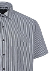 Stripe Black Classic Fit Shirt FS2874RH-15.5