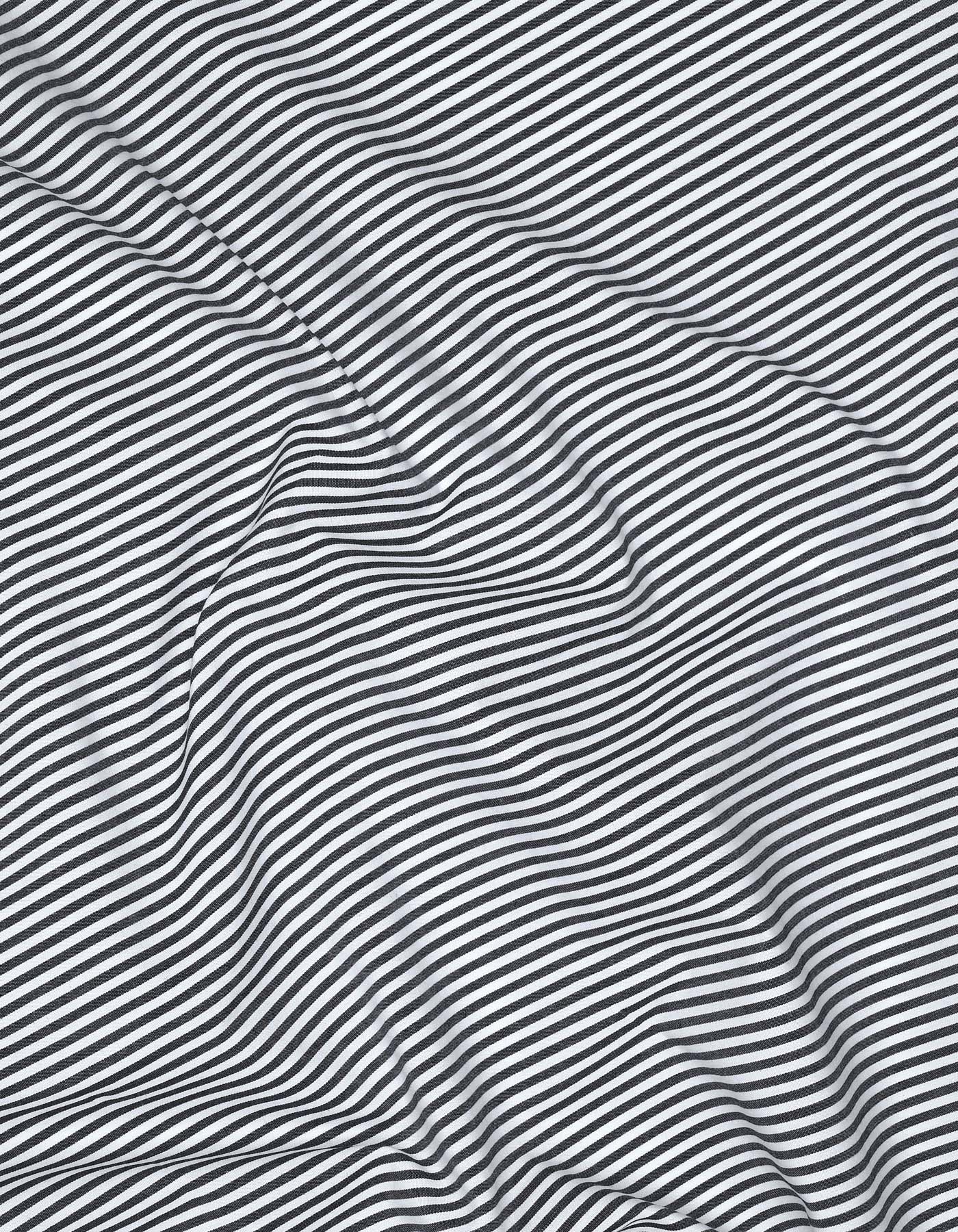 Stripe Black Classic Fit Shirt FS2874RH-16