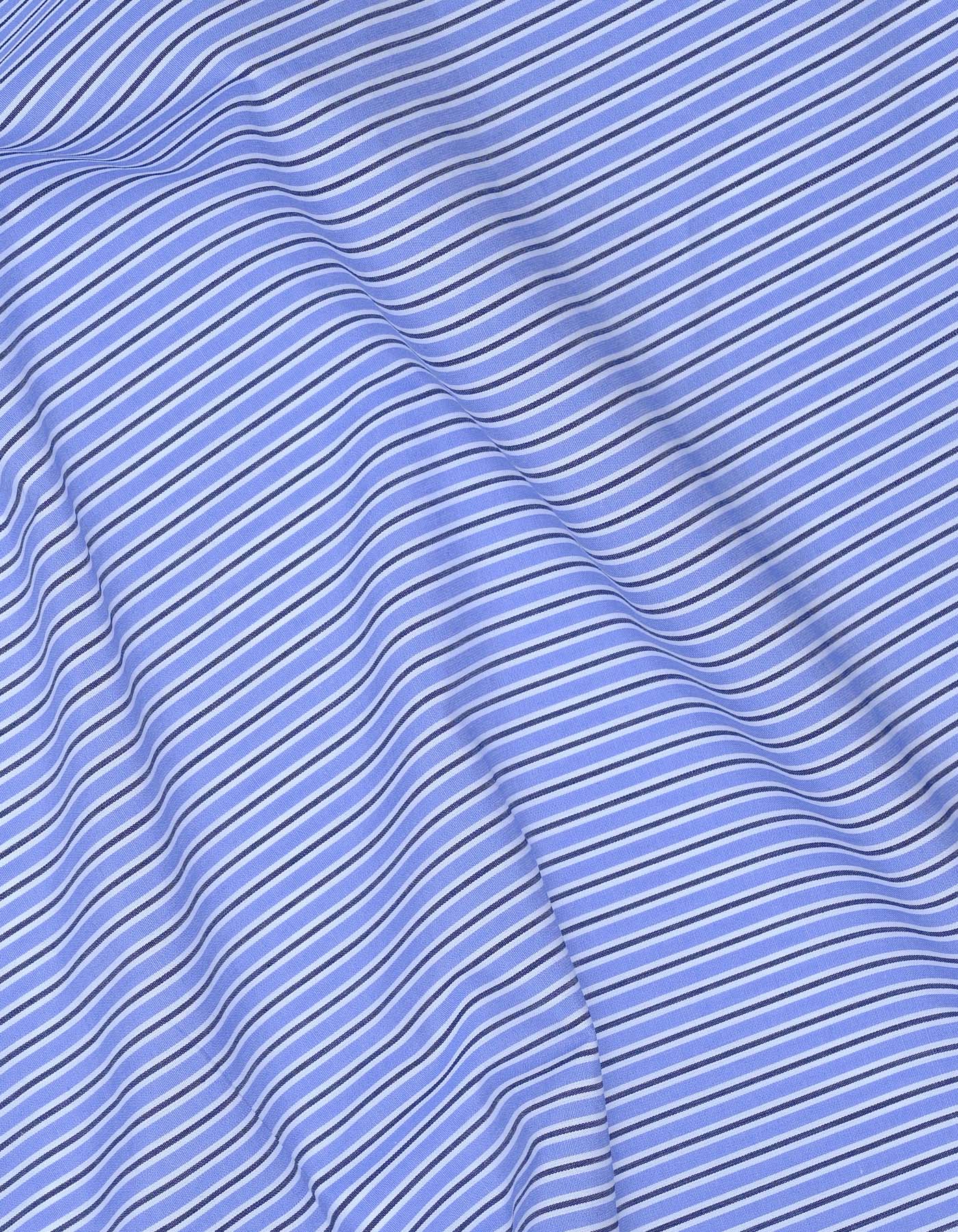 Stripe Blue Classic Fit Shirt FS2880-1RH-16