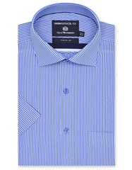 Stripe Blue Classic Fit Shirt FS2880-1RH-14.5
