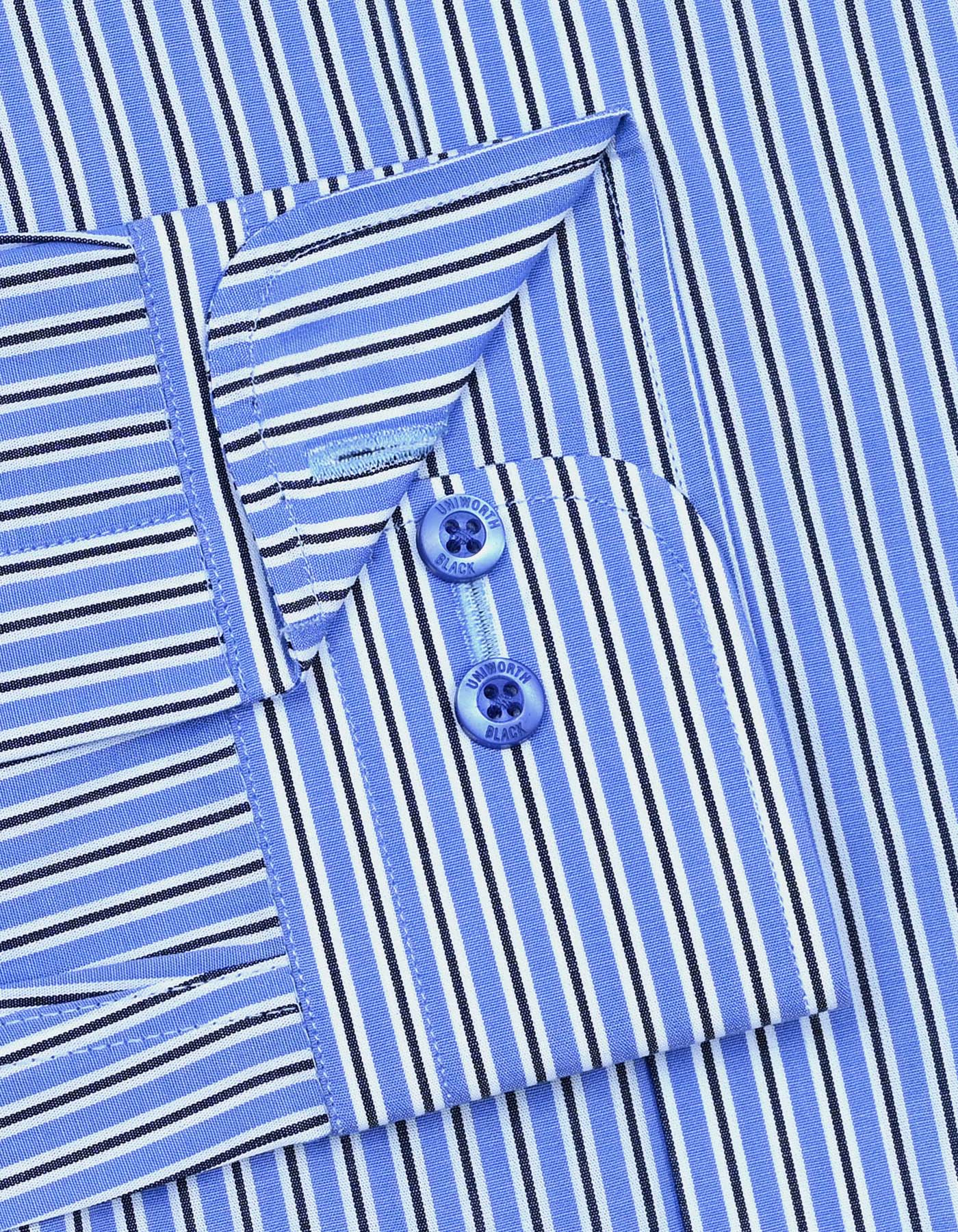 Stripe Sky Tailored Smart Fit Shirt FS2880-1SF-15.5