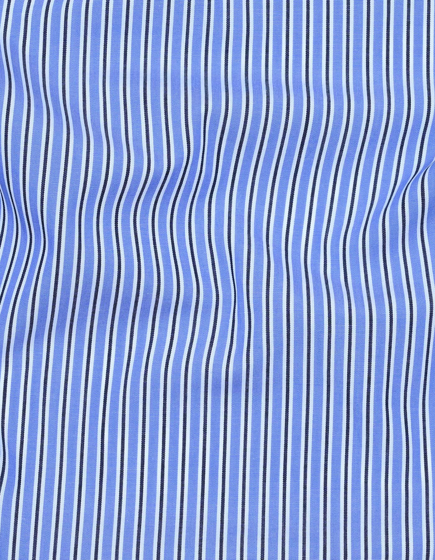 Stripe Sky Tailored Smart Fit Shirt FS2880-1SF-16