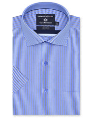 Stripe Blue Smart Fit Shirt FS2880-1SH-14.5