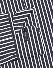 Stripe Black Tailored Smart Fit Shirt FS2882-1SF-15.5