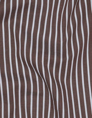 Stripe Brown Tailored Smart Fit Shirt FS2886-1SF-16