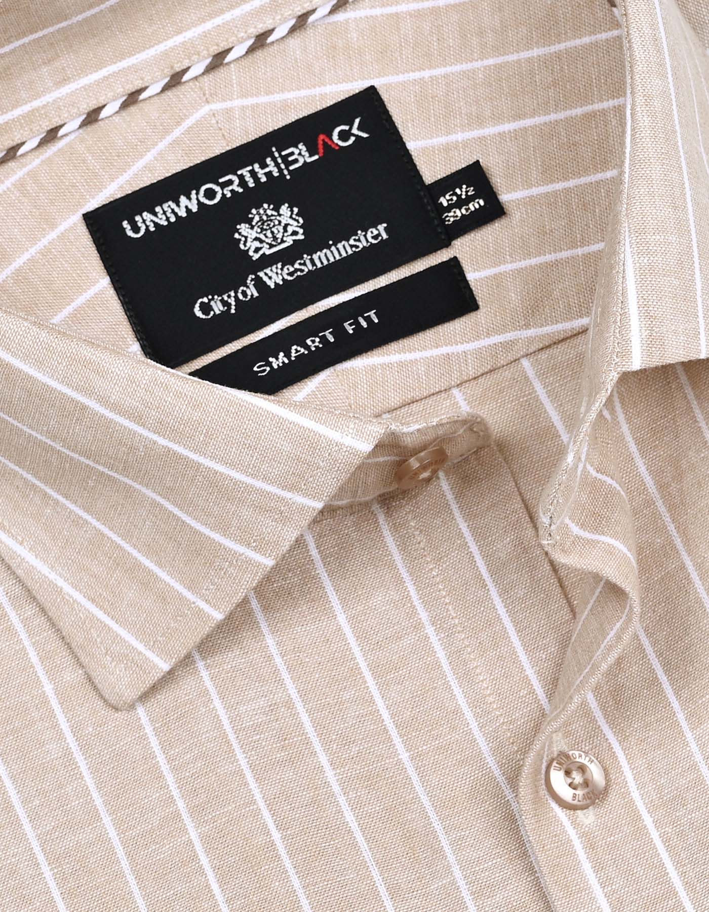 Stripe Fawn Smart Fit Shirt FS2898SH-15