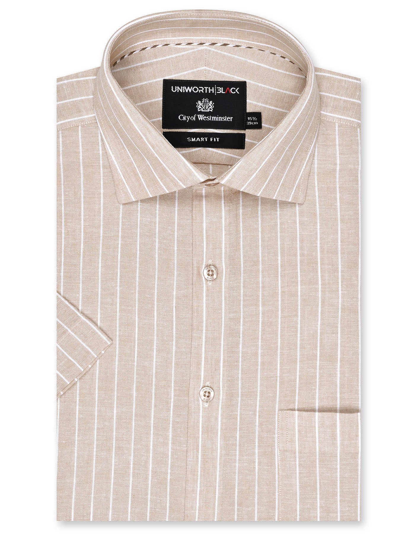 Stripe Fawn Smart Fit Shirt FS2898SH-14.5