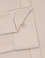 Plain Beige Tailored Smart Fit Shirt FS28SF-16