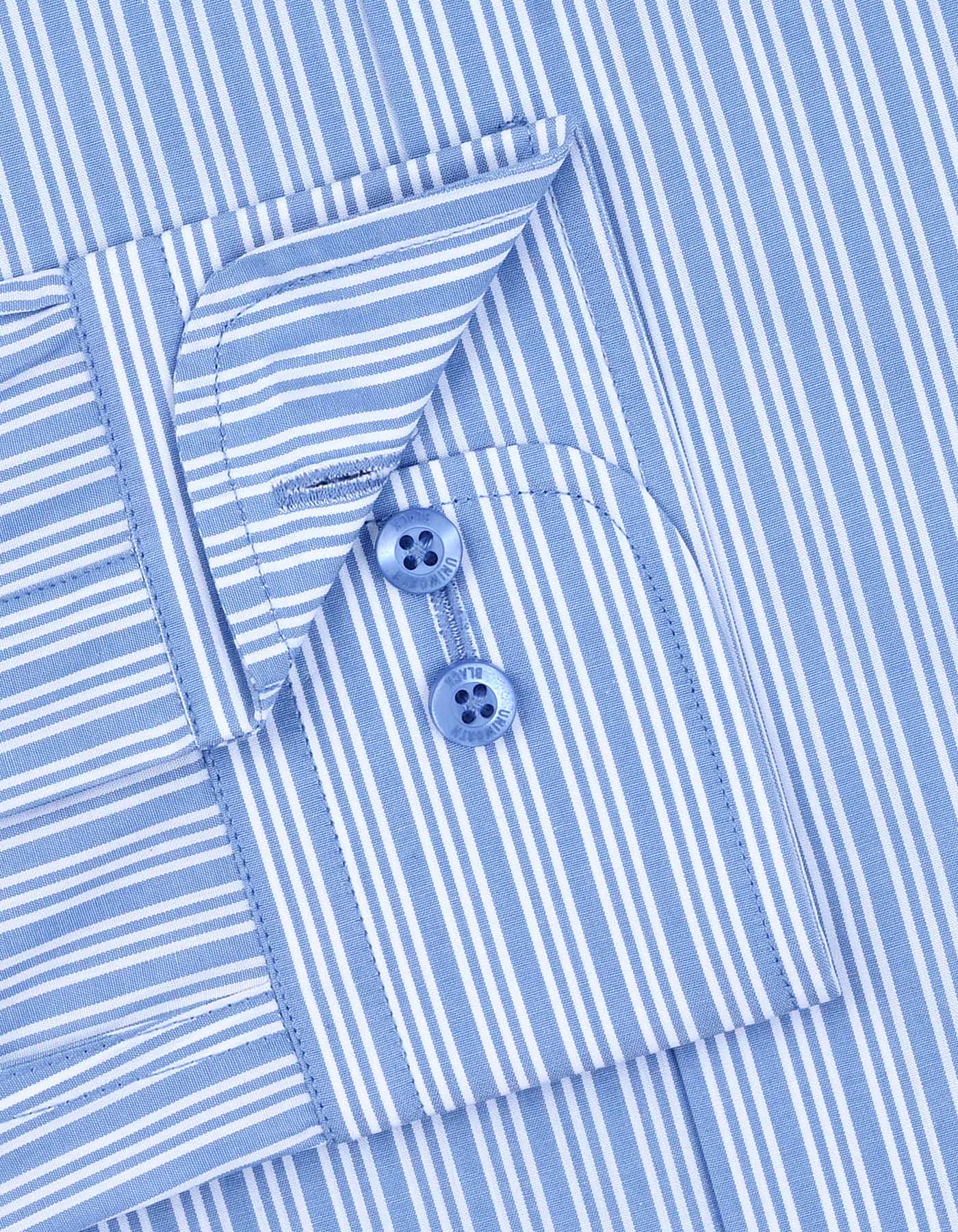 Stripe Blue Tailored Smart Fit Shirt FS2905-1SF-15.5