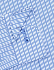 Stripe Blue Tailored Smart Fit Shirt FS2905-1SF-15.5
