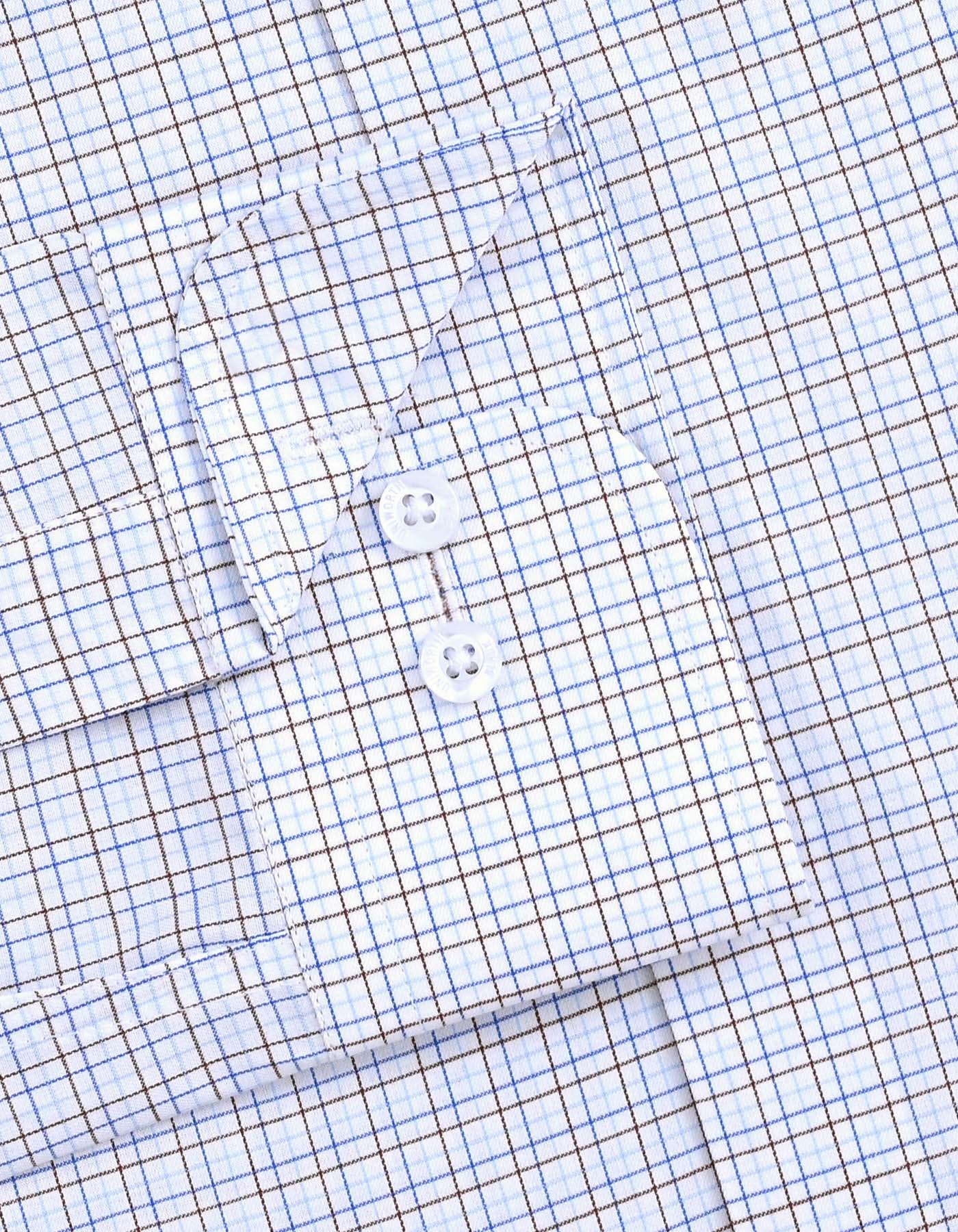 Check Brown Classic Fit Shirt FS2905RF-16