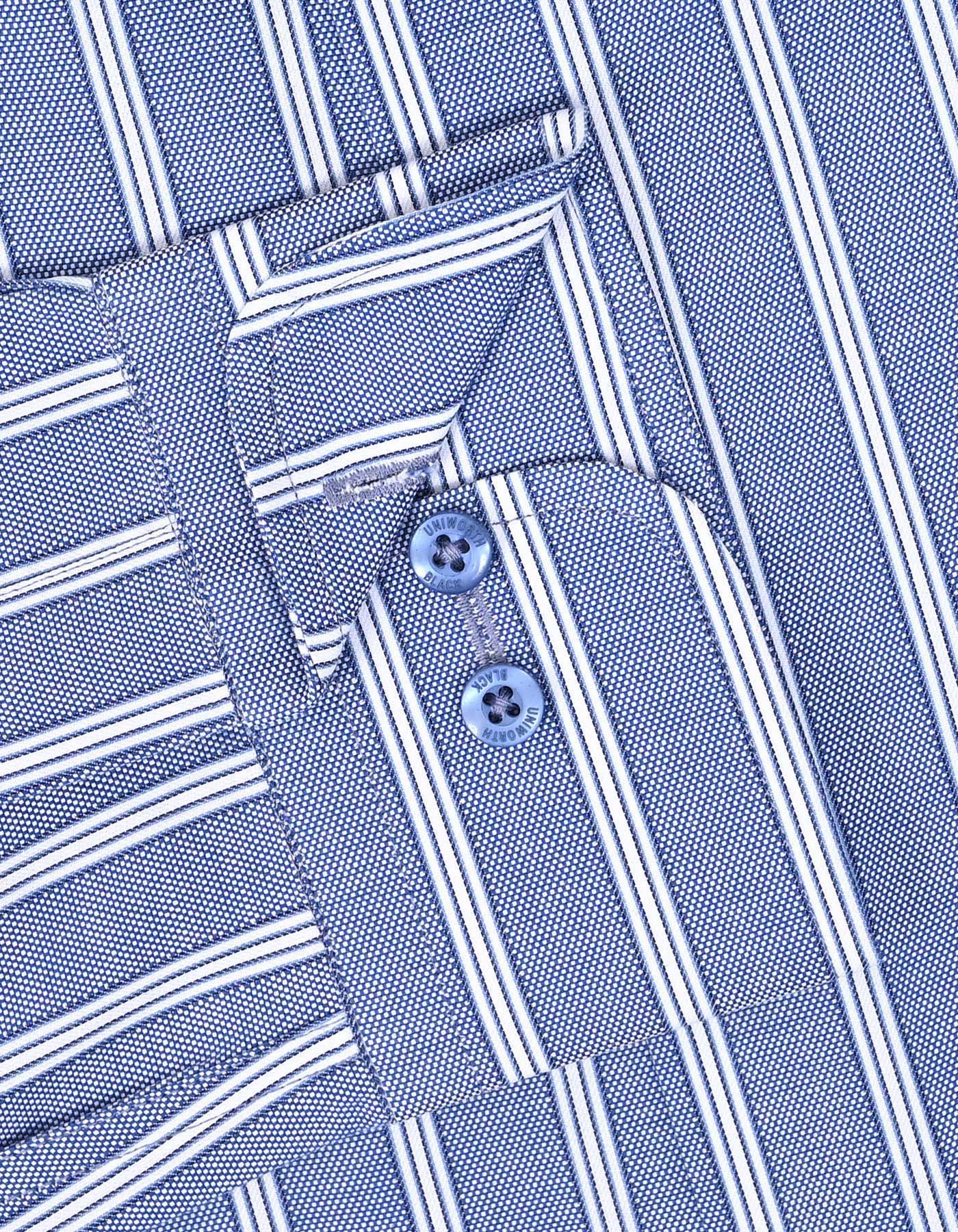 Stripe Navy Tailored Smart Fit Shirt FS2906-1SF-15