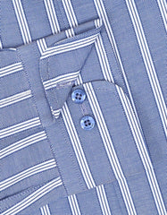 Stripe Navy Tailored Smart Fit Shirt FS2906-1SF-15