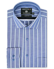 Stripe Navy Tailored Smart Fit Shirt FS2906-1SF-14.5