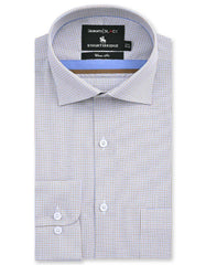 Check L Brown Classic Fit Shirt FS2906RF-14.5