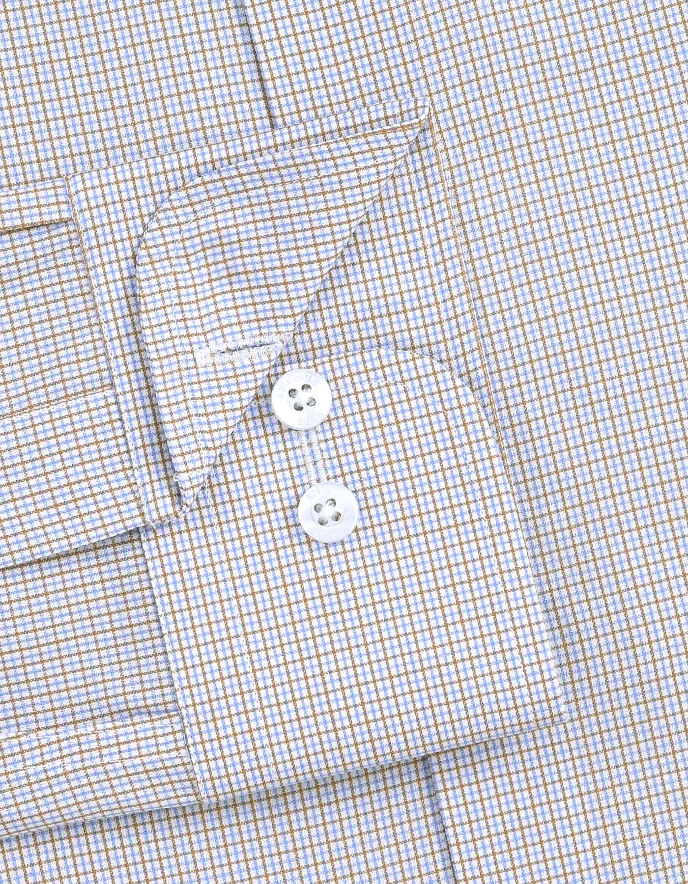 Check L Brown Tailored Smart Fit Shirt FS2906SF-15.5
