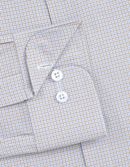 Check L Brown Tailored Smart Fit Shirt FS2906SF-15.5