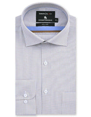 Check L Brown Tailored Smart Fit Shirt FS2906SF-14.5