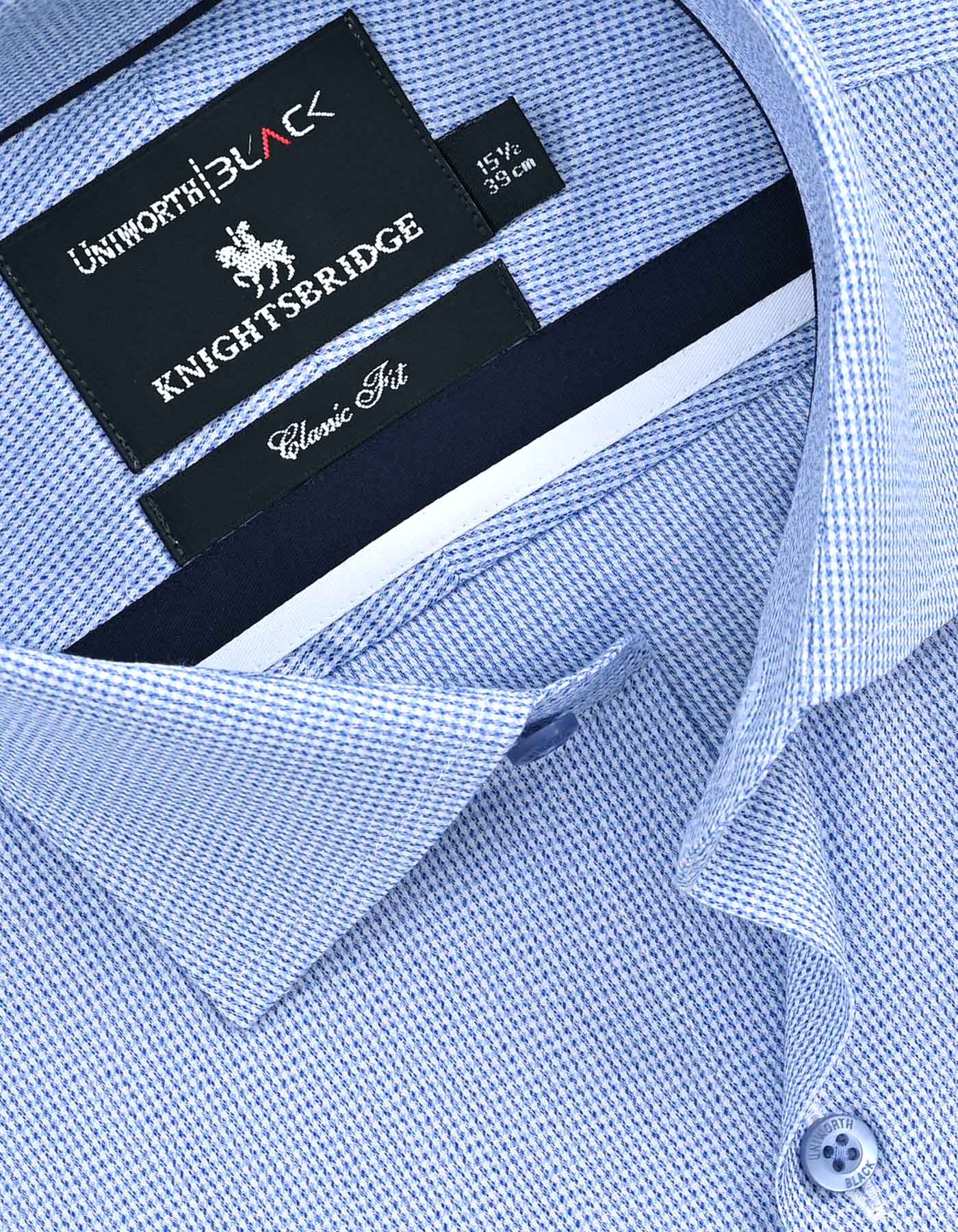 Check Blue Classic Fit Shirt FS2907RF-15