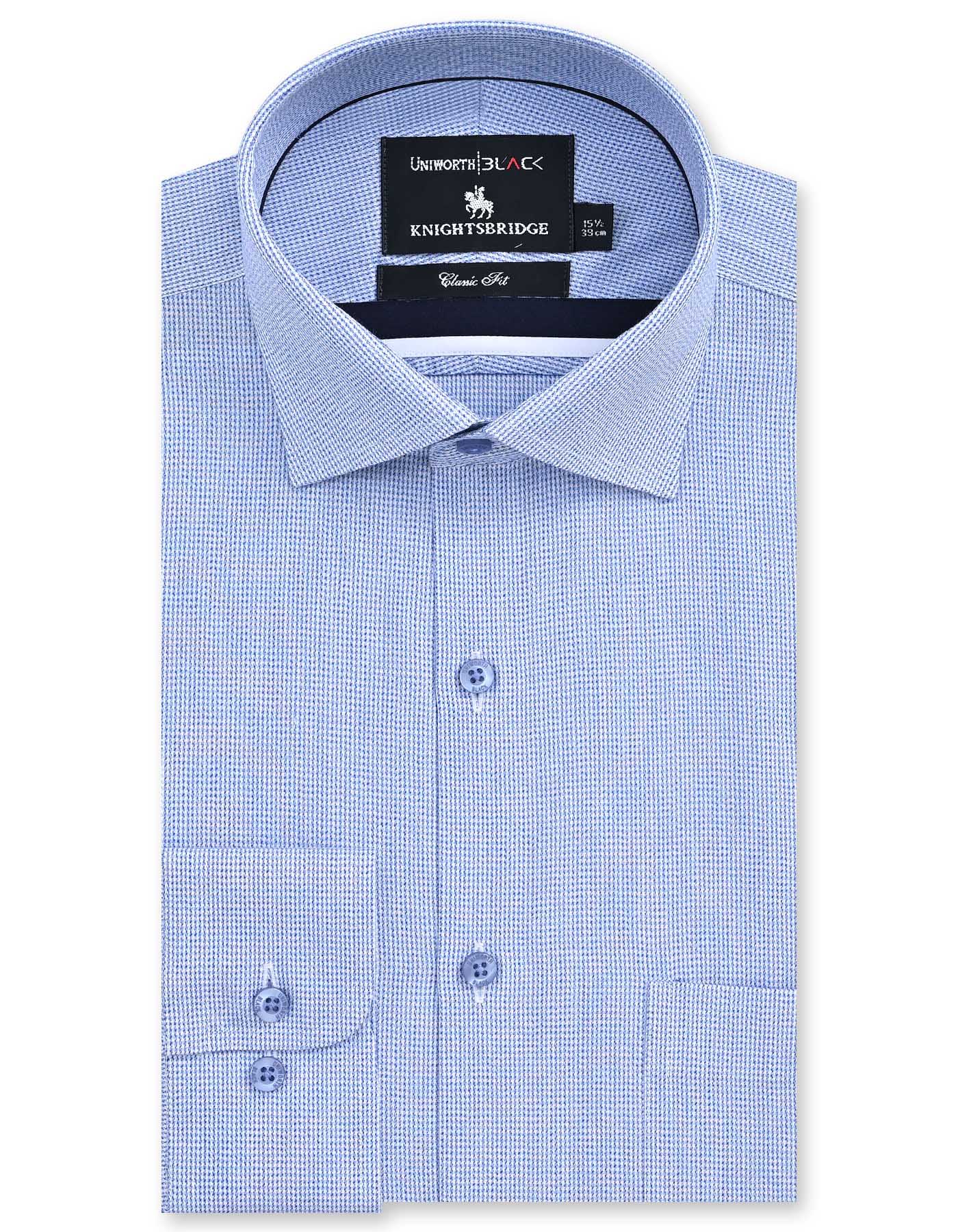 Check Blue Classic Fit Shirt FS2907RF-14.5
