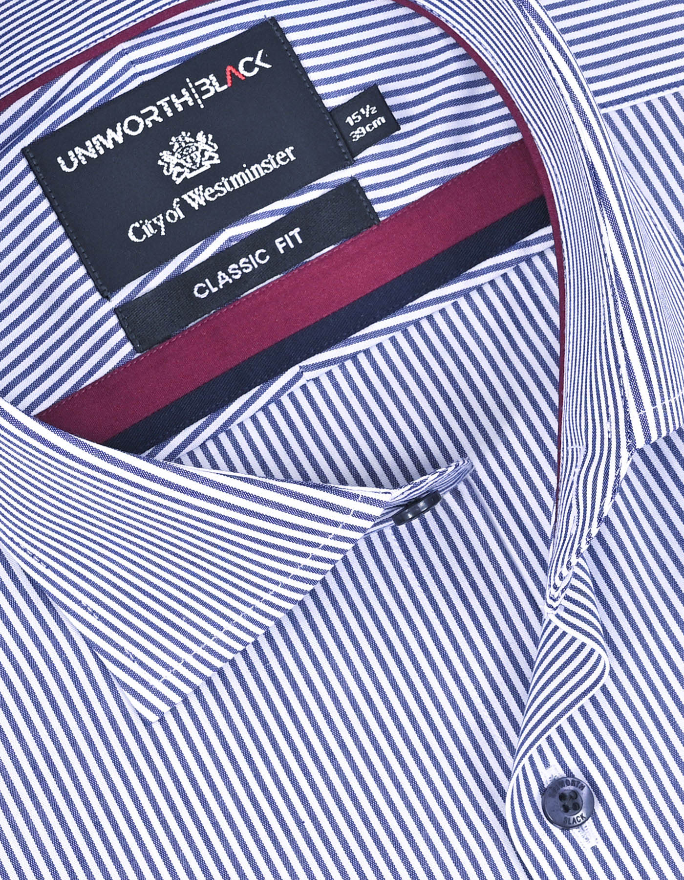 Stripe Navy Classic Fit Shirt FS2908RF-15