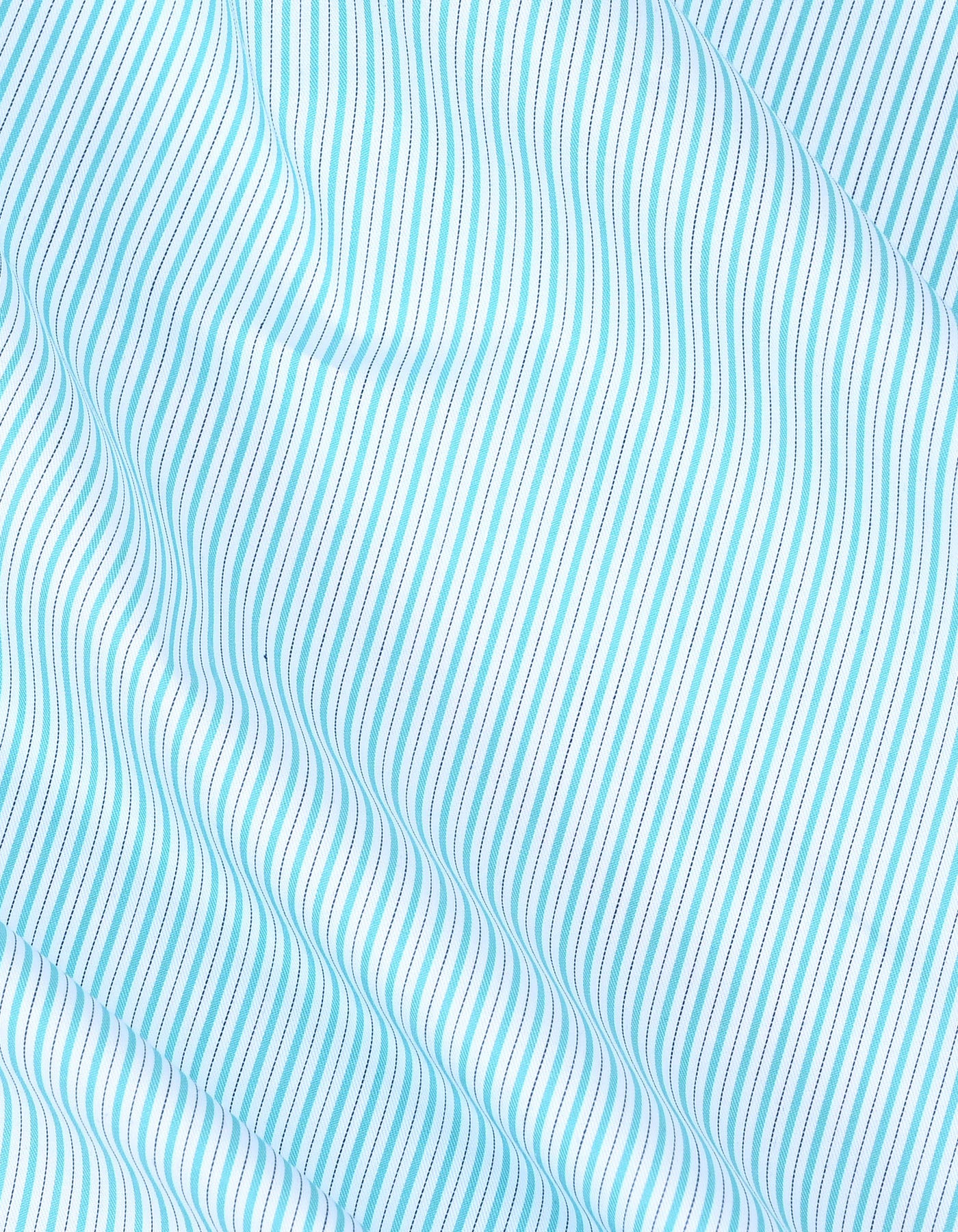 Stripe D Cyan Classic Fit Shirt FS2909-1RF-16