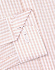 Stripe Fawn Tailored Smart Fit Shirt FS2910-1SF-15.5
