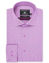Stripe Purple Classic Fit Shirt FS2911-1RF-14.5