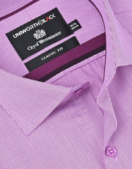 Stripe Purple Tailored Smart Fit Shirt FS2911-1SF-15