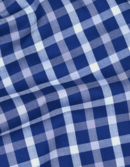 Check Navy Tailored Smart Fit Shirt FS2912SF-16