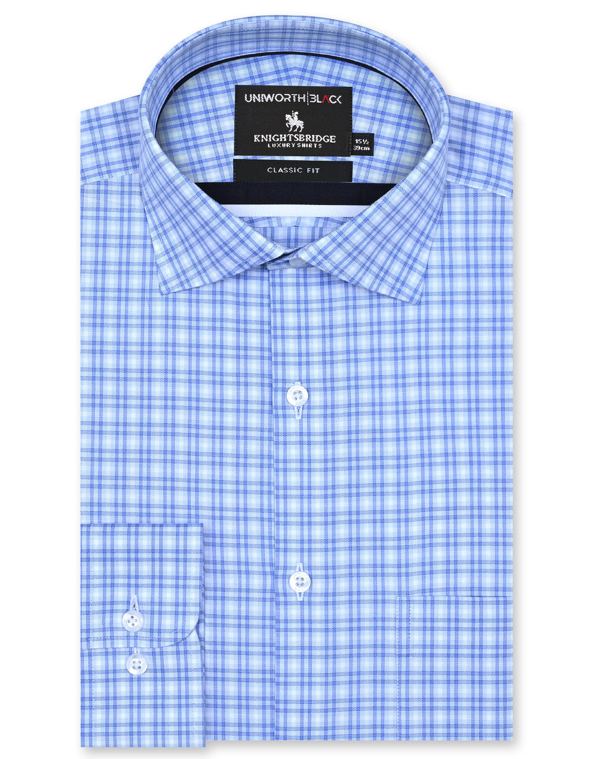Check Sky Classic Fit Shirt FS2915RF-14.5