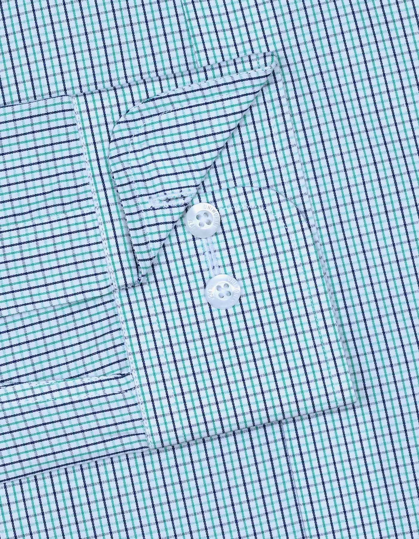 Check Green Tailored Smart Fit Shirt FS2917SF-15.5