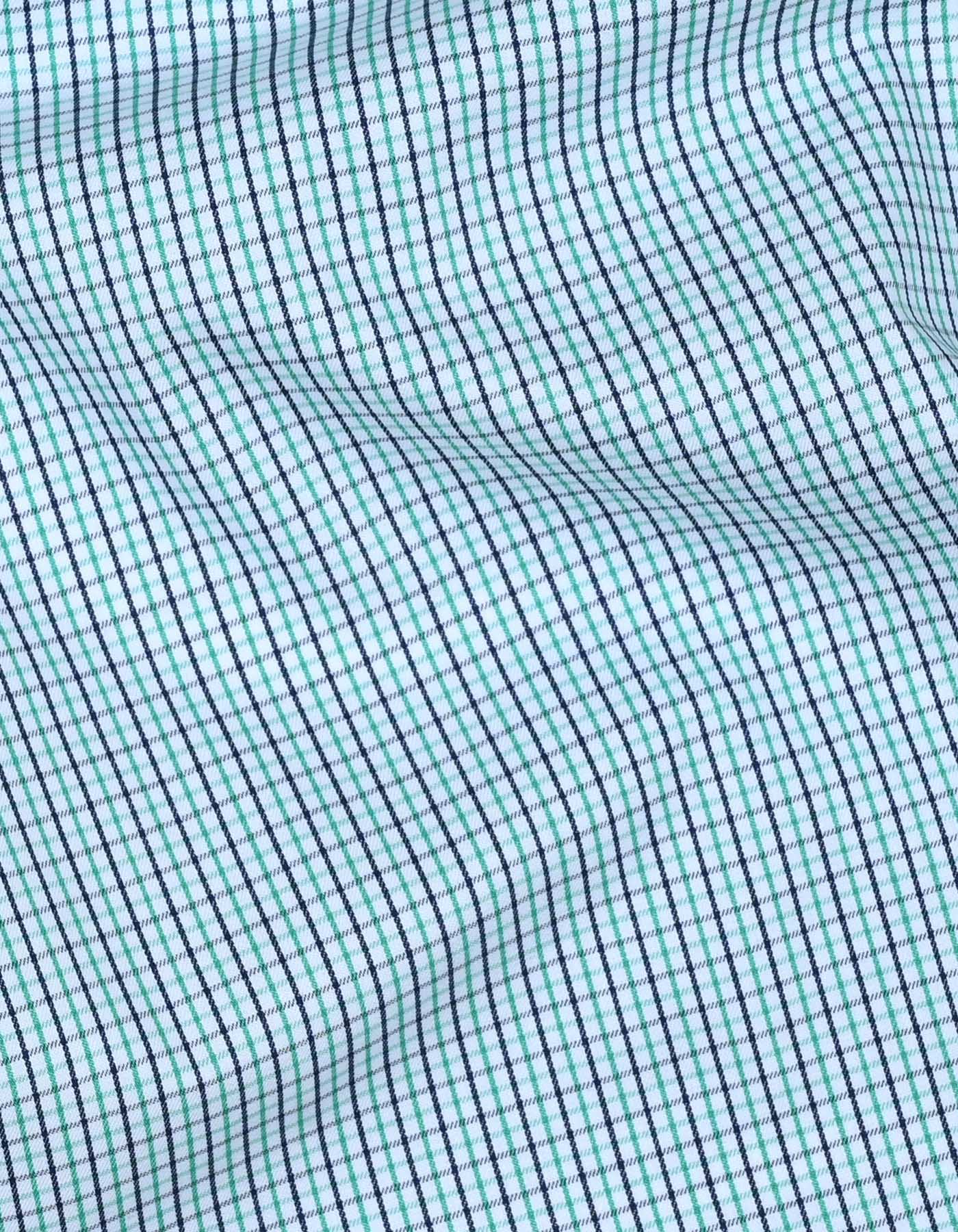 Check Green Tailored Smart Fit Shirt FS2917SF-16