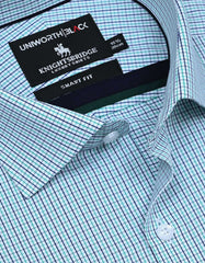 Check Green Tailored Smart Fit Shirt FS2917SF-15