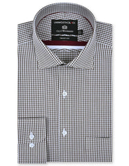 Check Brown Tailored Smart Fit Shirt FS2920SF-14.5
