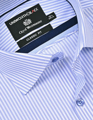 Stripe Blue Classic Fit Shirt FS2921-1RF-15