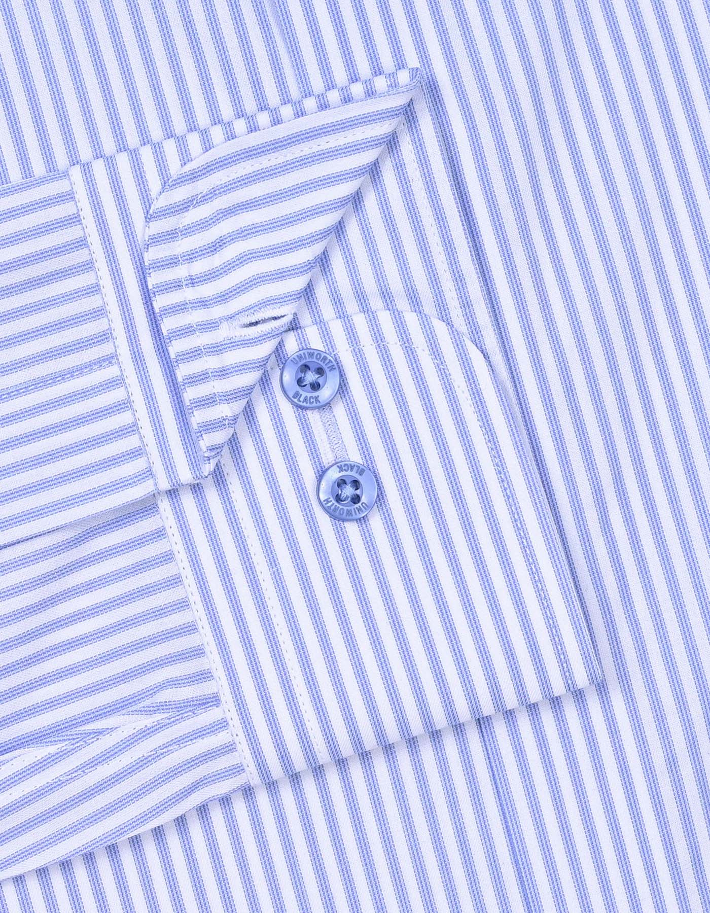 Stripe Blue Tailored Smart Fit Shirt FS2921-1SF-15.5