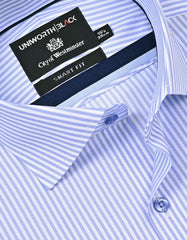 Stripe Blue Tailored Smart Fit Shirt FS2921-1SF-15
