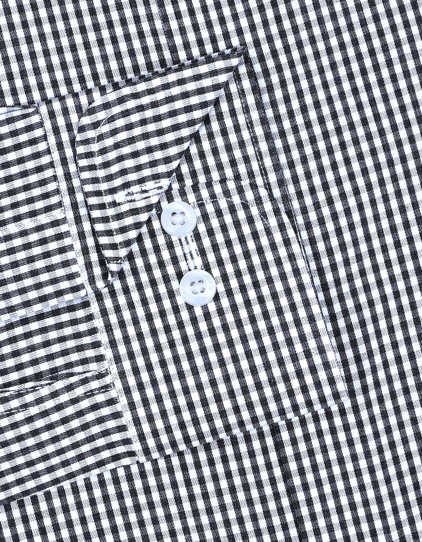 Check D Grey Tailored Smart Fit Shirt FS2922SF-15.5