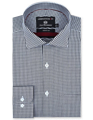 Check D Grey Tailored Smart Fit Shirt FS2922SF-14.5