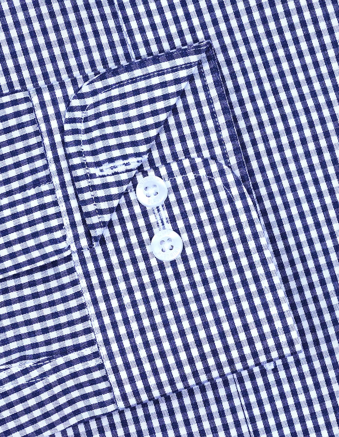 Check Navy Tailored Smart Fit Shirt FS2923SF-15.5