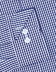 Check Navy Tailored Smart Fit Shirt FS2923SF-15.5