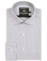 Stripe Grey Tailored Smart Fit Shirt FS2925-1SF-14.5