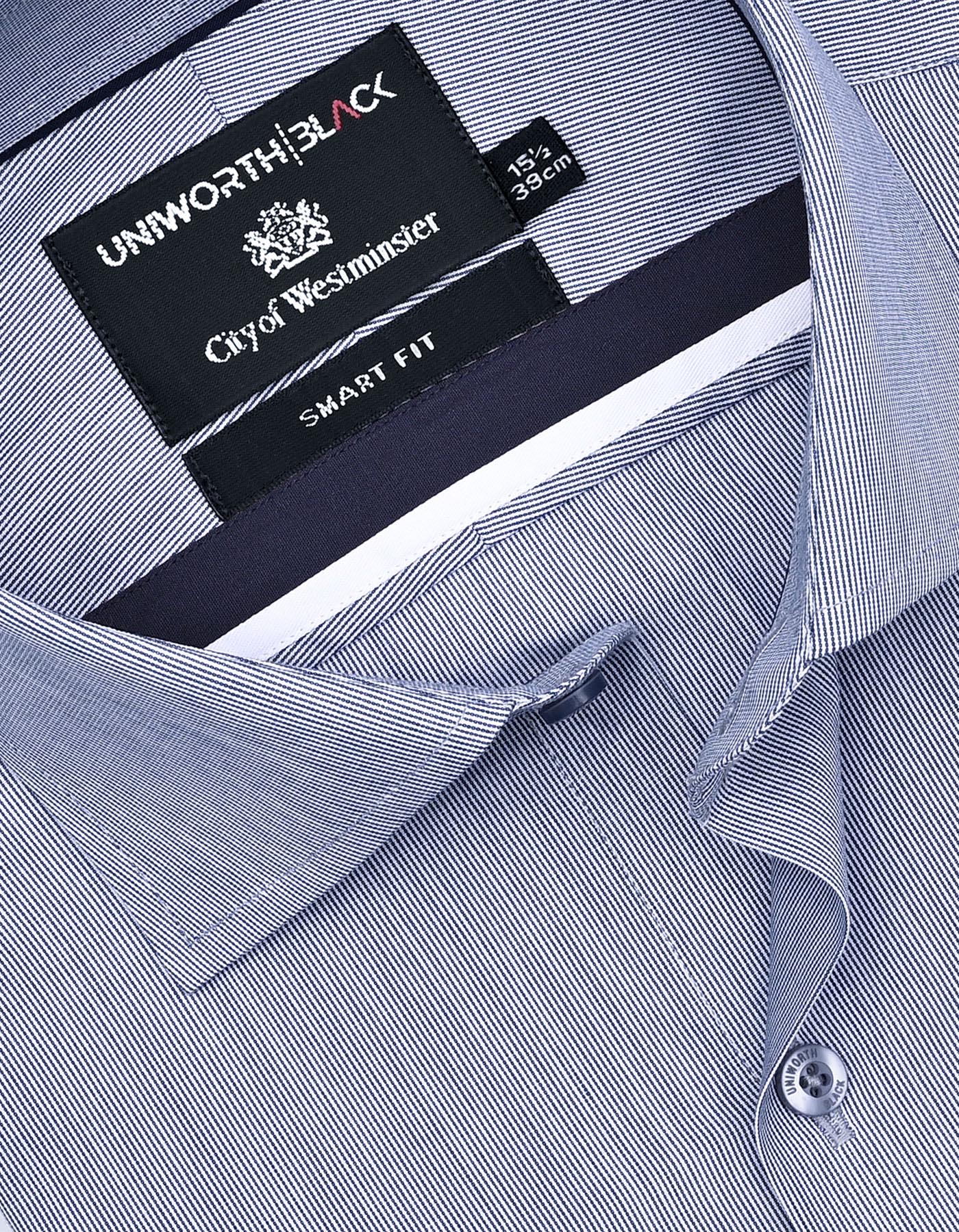 Stripe Navy Tailored Smart Fit Shirt FS2926-1SF-15