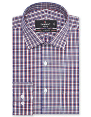 Check Navy Tailored Smart Fit Shirt FS2926SF-14.5