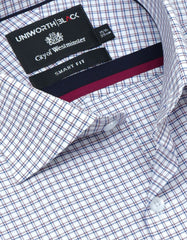 Check Maroon Smart Fit Shirt FS2927SF-15