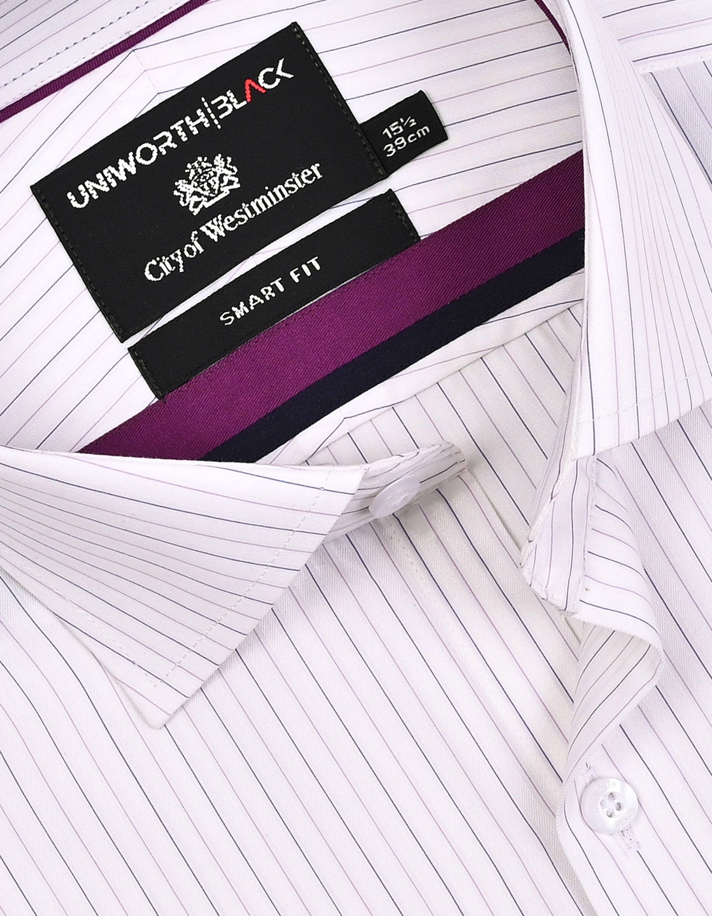 Stripe Mauve Tailored Smart Fit Shirt FS2928-1SF-15